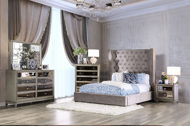 Rosabelle Gray Bed