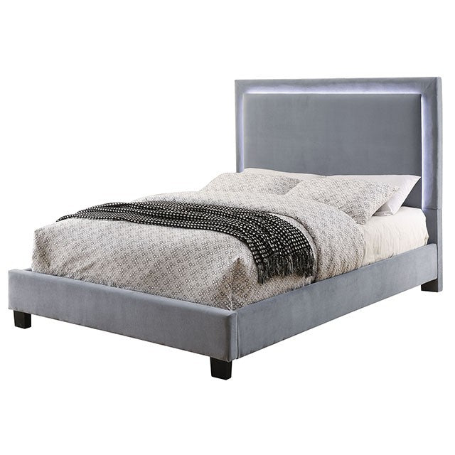 Erglow Queen Bed, Gray