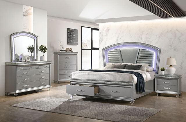 Maddie Silver Bed