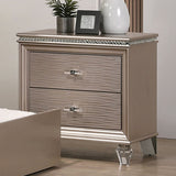 Allie Rose Gold Night Stand