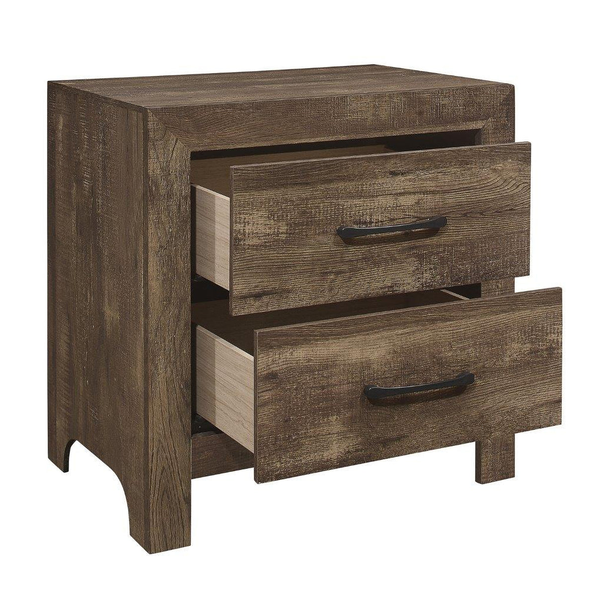 Corbin Rustic Brown Bedroom Set