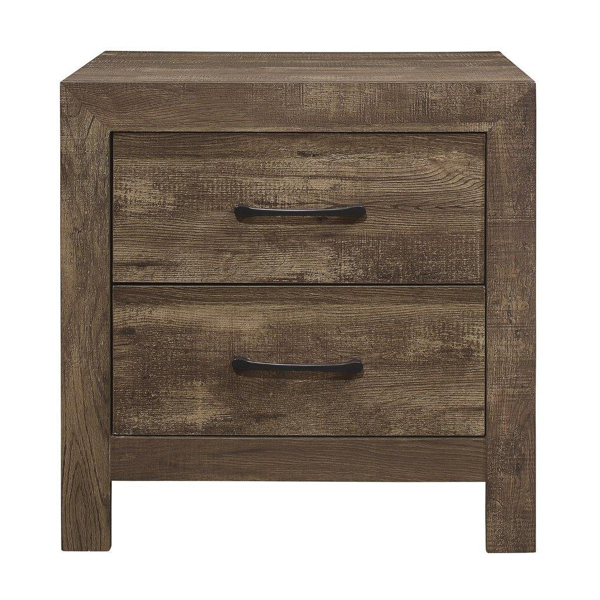 Corbin Rustic Brown Bedroom Set