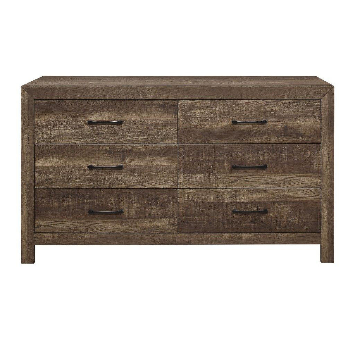 Corbin Rustic Brown Bedroom Set