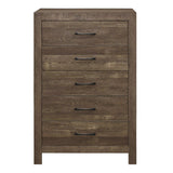 Corbin Rustic Brown Bedroom Set