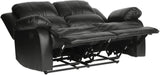 Cranley Black Double Reclining Living Room Set