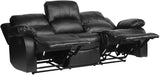 Cranley Black Double Reclining Living Room Set