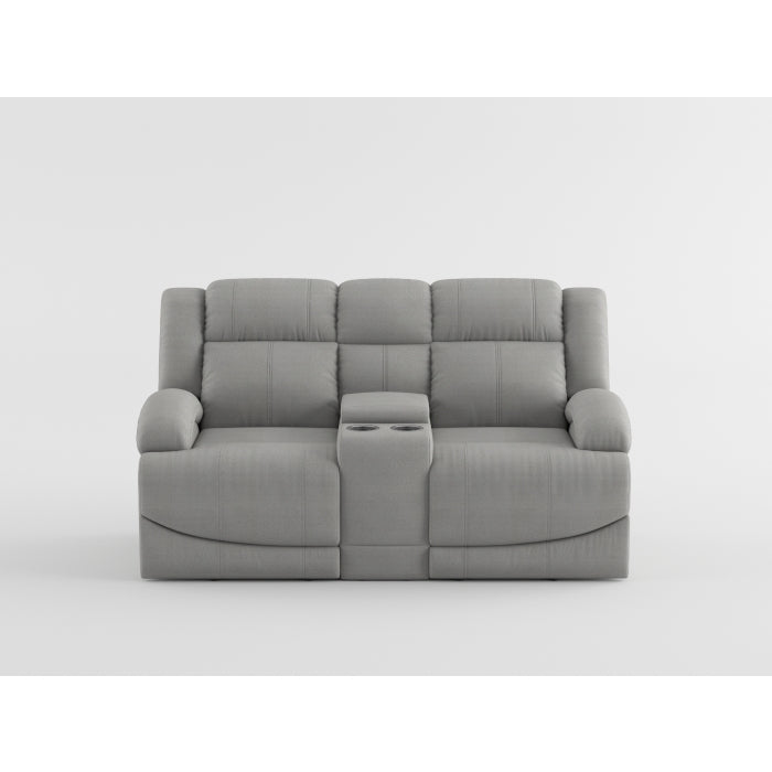 Camryn Chocolate Power Double Reclining Loveseat