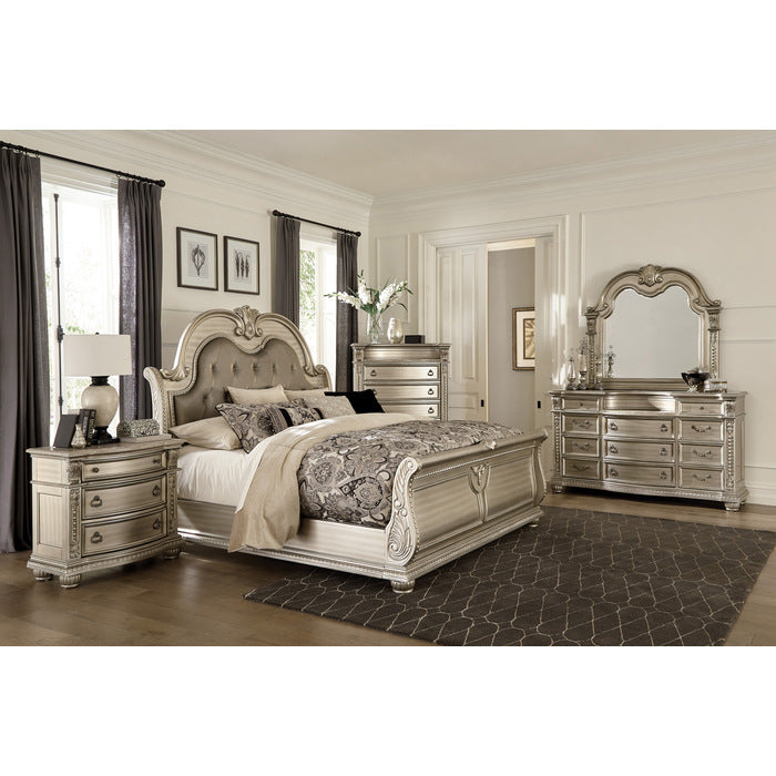 Cavalier Silver Eastern King Bed