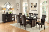 Daisy Dining Room Set In Black and Brown