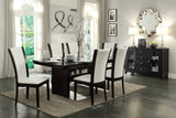 Daisy Dining Room Set In Black and Brown