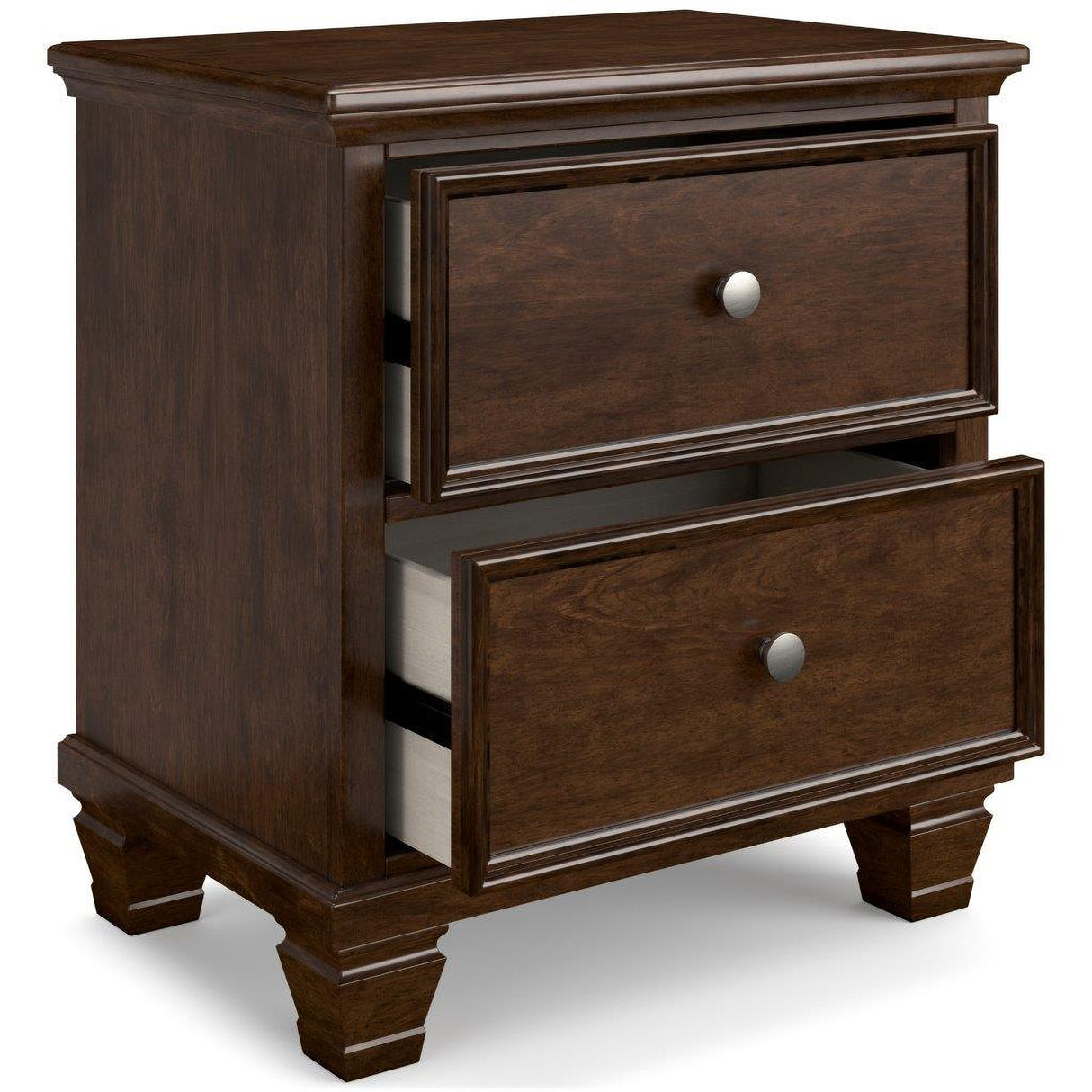 Danabrin Rich Brown Cherry Panel Bedroom Set