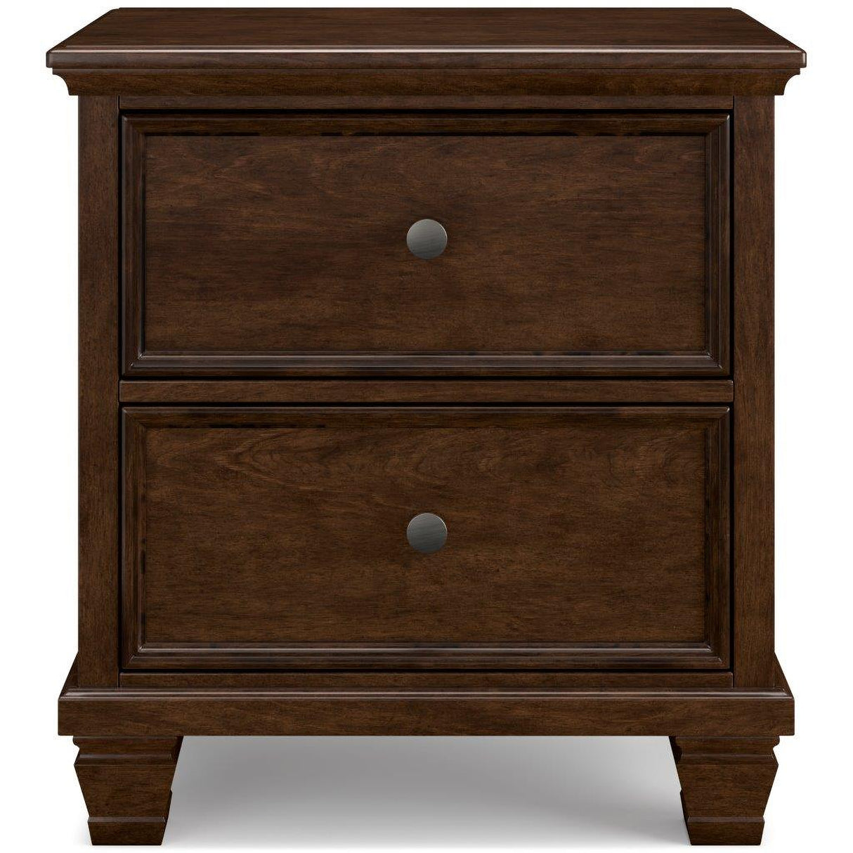 Danabrin Rich Brown Cherry Panel Bedroom Set