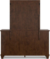 Danabrin Rich Brown Cherry Panel Bedroom Set