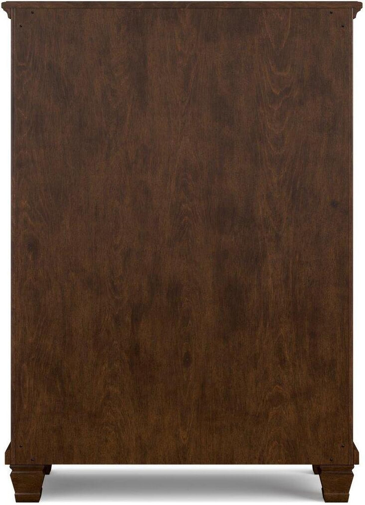 Danabrin Rich Brown Cherry Panel Bedroom Set