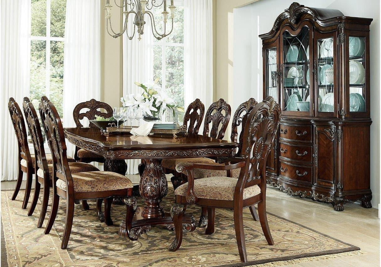 Deryn Park Cherry Extendable Leg Dining Room Set