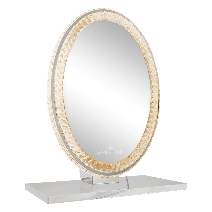 Diamond Collection OVAL Premium Illuminated Vanity Mirror