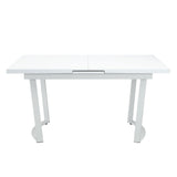 Palton High Gloss White Finish Dining Table