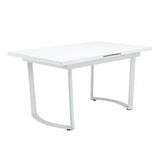 Palton High Gloss White Finish Dining Table