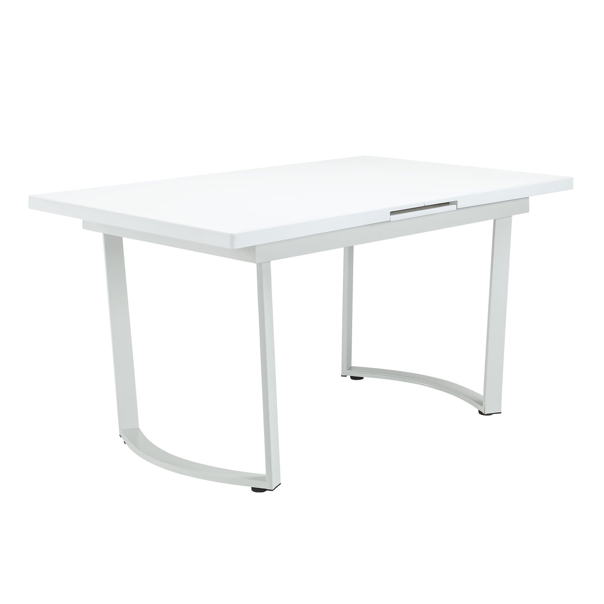 Palton High Gloss White Finish Dining Table