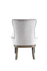 Landon Gray Linen & Salvage Gray Finish Dining Chair