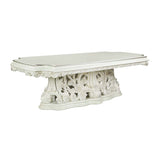 Adara Antique White Finish Dining Table