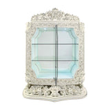 Adara Antique White Finish Curio