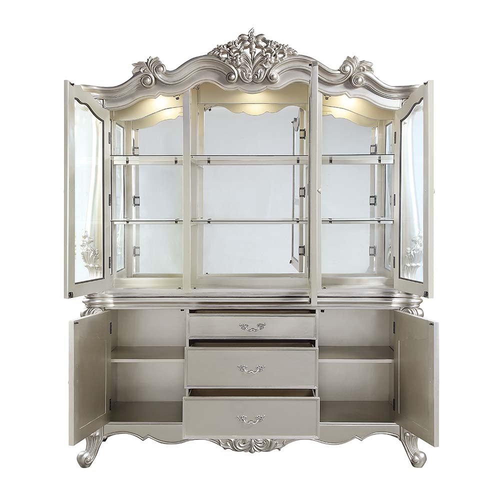 Bently Champagne Finish Hutch & Buffet