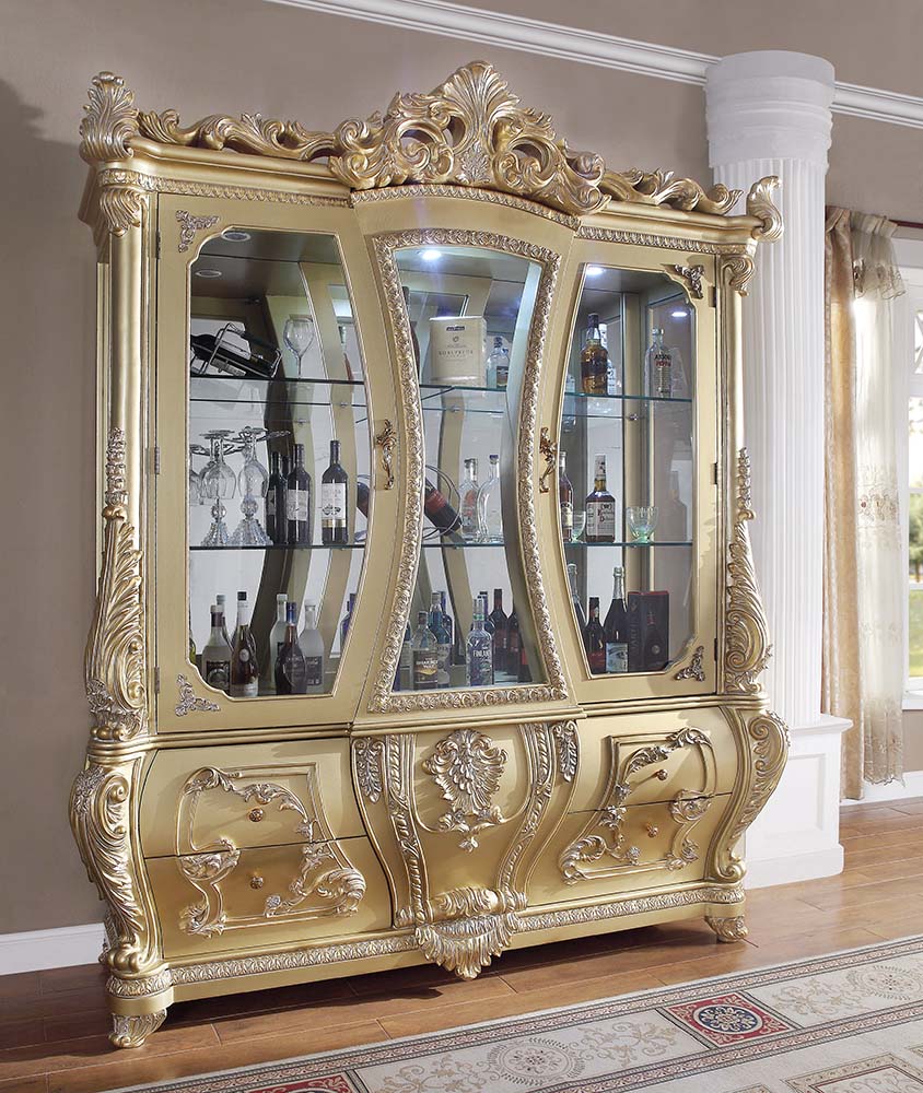 Cabriole Gold Finish Curio