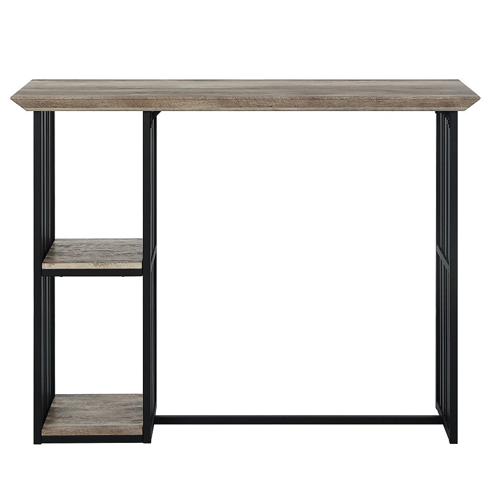 Zudora Antique Oak & Black Finish Counter Height Table