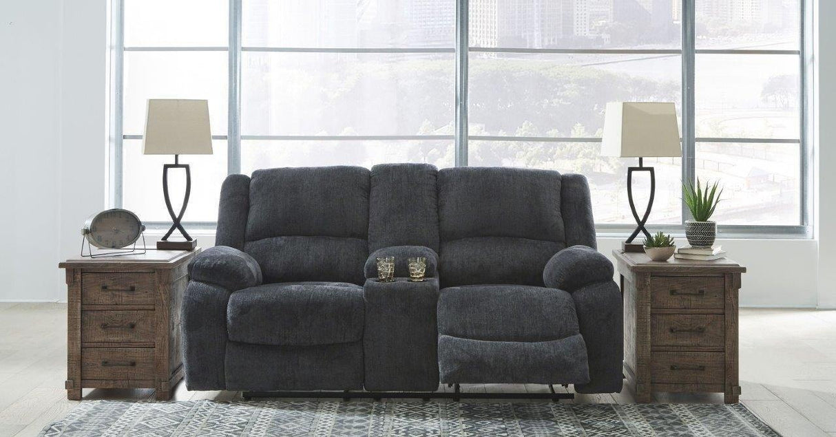 Draycoll Reclining Living Room Set In Slate