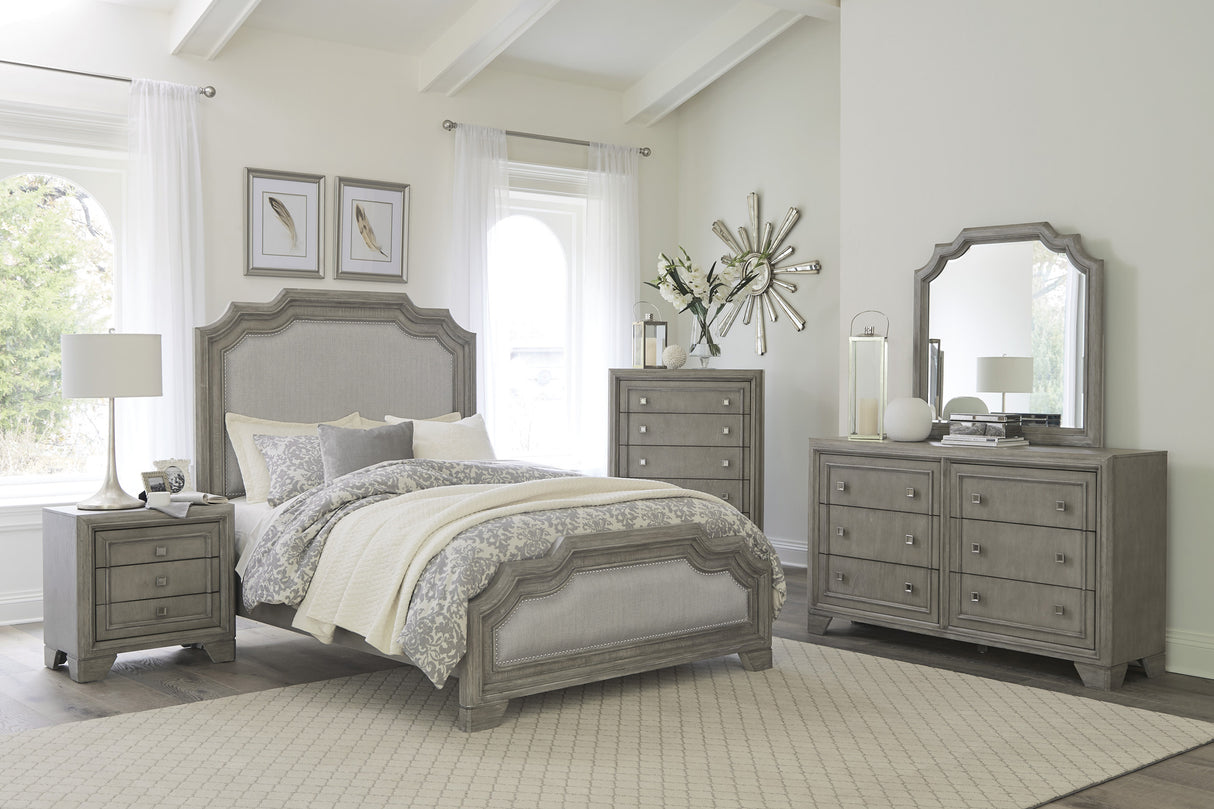 Colchester Driftwood Gray Queen Bed