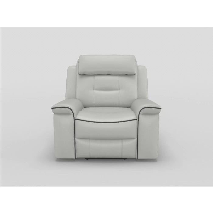 Darwan White Lay Flat Reclining Chair