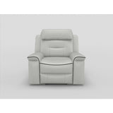 Darwan White Lay Flat Reclining Chair