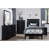 Seabright Black Twin Bed