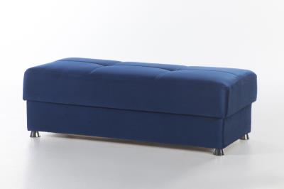 Elegant Sectional Storage Chaise (Roma Navy) 1 Piece