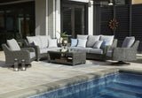 Elite Park Gray Outdoor Conversation Set