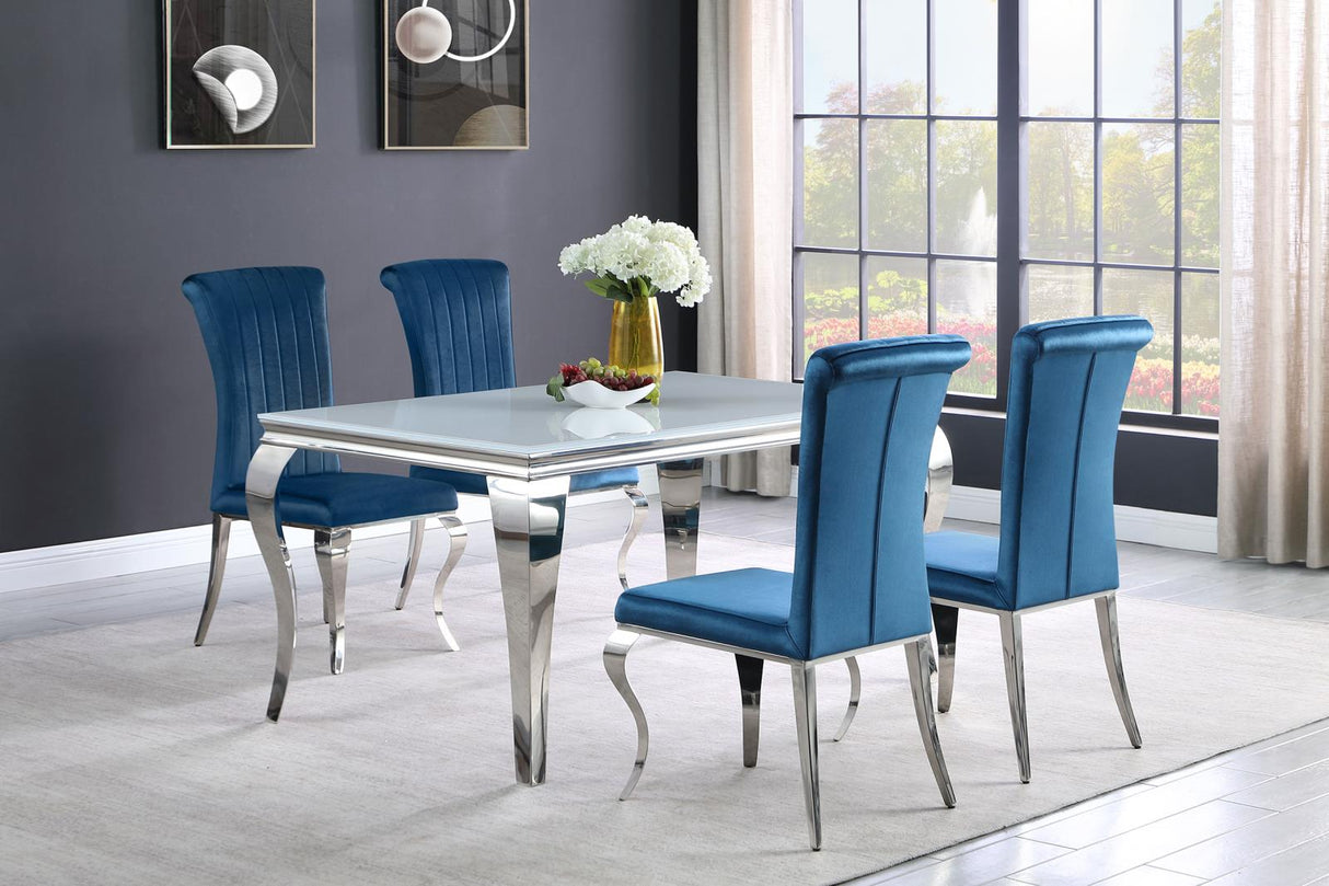 Ellie Mirror Round Dining Room Set