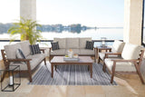 Emmeline Brown And Beige Outdoor Conversation Set