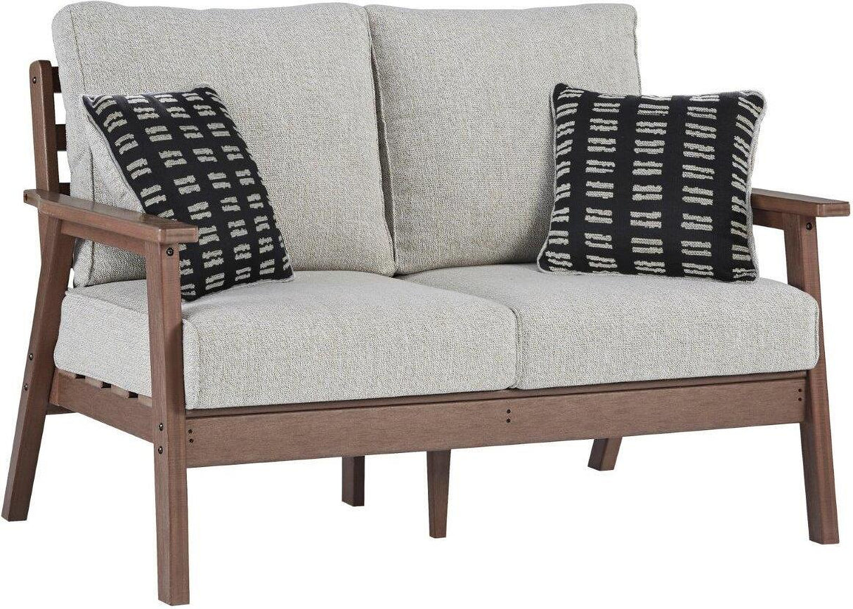 Emmeline Brown And Beige Outdoor Conversation Set