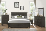 Farm Charcoal Gray Queen Bed