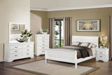 Mayville White Eastern King Bed