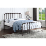 Bethany Dark Bronze Full Metal Platform Bed