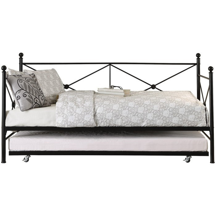 Jones Black Daybed With Trundle