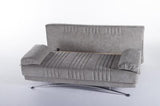 Fantasy 3 Seat Sleeper (Valencia Grey Plain Fabric) 1 Piece