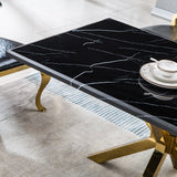 DT201GMB MARBLE DINING TABLE