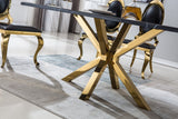 DT201GMB MARBLE DINING TABLE