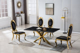 DT202GMB MARBLE DINING TABLE