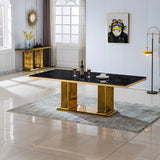 DT311GMB MARBLE DINING TABLE