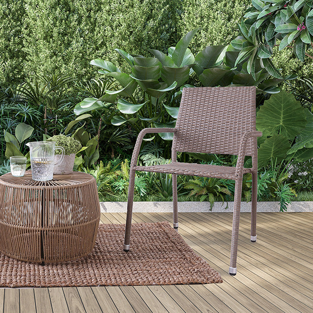 Zuberi Natural Patio Set 3 Piece