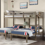 Hortense Warm Gray Bunk Bed